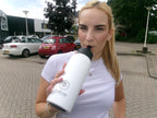 Waterfles met Rietje
